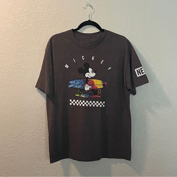 Neff Disney Surf Mickey Tee Shirt Top Size L - Picture 1 of 3